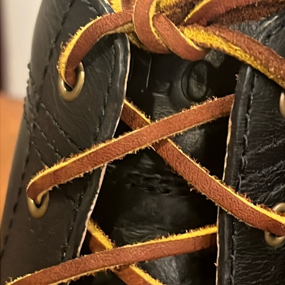 Polo Ralph Lauren Ranger moc toe monc strap boots new navy blue Mens Size 10.5 - Picture 8 of 16